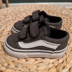 Like New Toddler Vans Gray Size 5